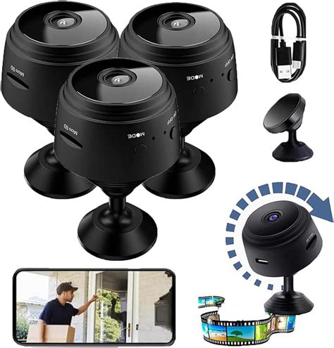 Camtrix Security Camera, Magnetic Mini Security Camera, Night Vision Motion Detection Security ...