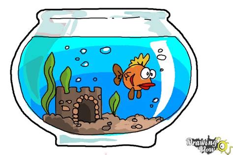 How to Draw Aquarium - DrawingNow