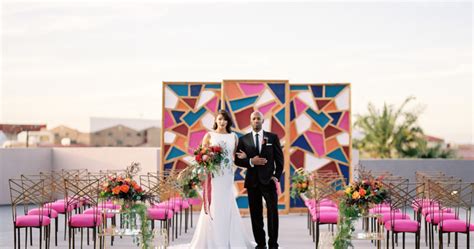 Modern Meets Bohemian Wedding Inspiration | The Perfect Palette