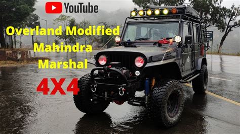 Mahindra Marshal 4x4 modified | Performance suspension | Overland - YouTube