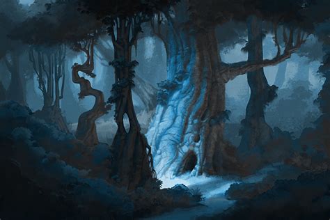 Night Forest by Artsammich on DeviantArt