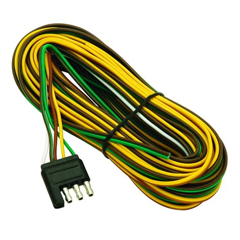 Wesbar 108840 4-Way Flat Wiring Trailer Wire Wiring Connector Trailer ...