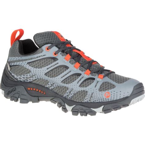 MERRELL Men's Moab Edge Waterproof Sneaker, Grey - Eastern Mountain Sports