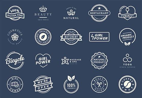 Colección de vectores de logos e insignias. | Vector Gratis