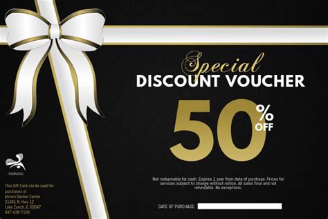 Discount Voucher Card Template | PosterMyWall