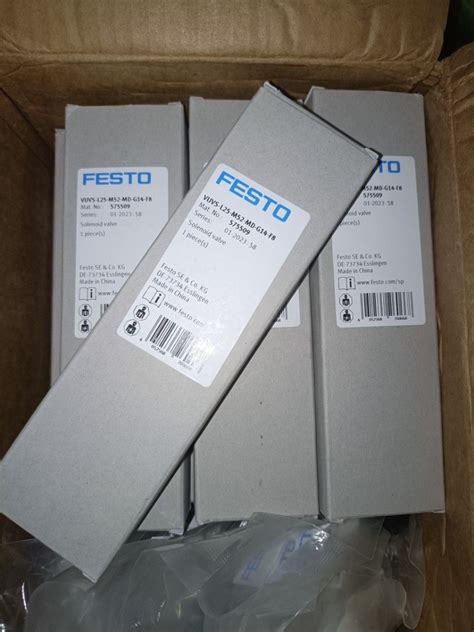 Festo Solenoid Valve, Commercial & Industrial, Industrial Equipment on ...