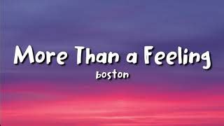 Boston - More Than A Feeling Chords (lyrics) - ChordU