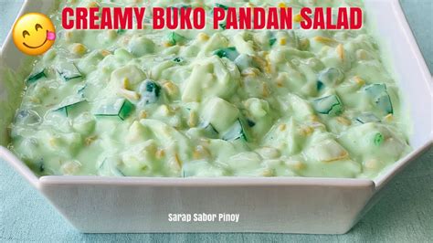 How to make Creamy Buko Pandan Salad / Pandan Fruit Salad - YouTube