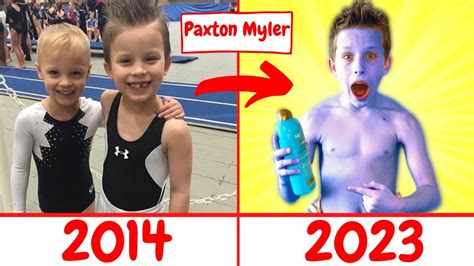 Paxton Myler THEN And NOW [2014-2023] Ninja Kidz TV - YouTube