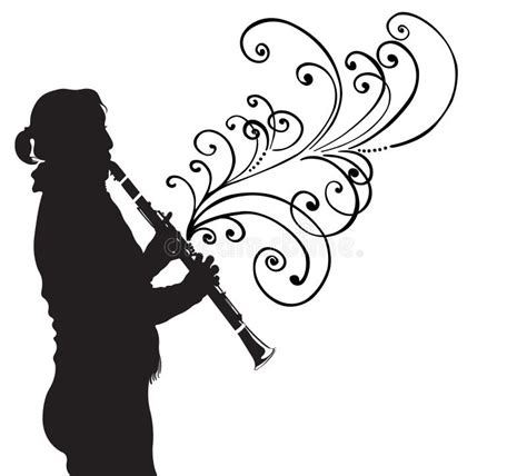 Clarinet Silhouette Stock Illustrations – 1,484 Clarinet Silhouette ...