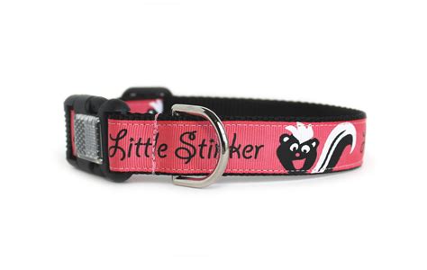 Funny Dog Collar Pink Dog Collar Skunk Big Dog Collar Girl | Etsy