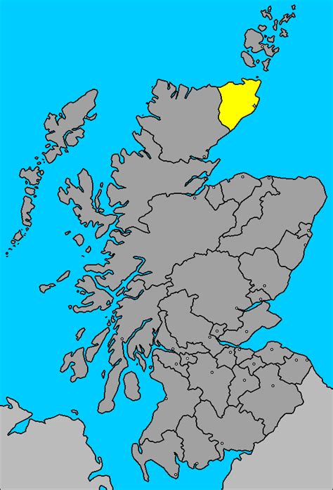 Map of Caithness - Wick, Scotland | Scotland map, Scotland, Scottish ...