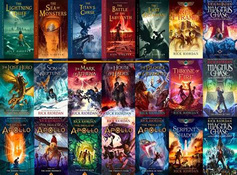 Gini Nih Urutan Baca Novel Series Rick Riordan