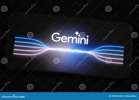 Google Gemini AI Model Logo Sign on Phone Editorial Stock Photo - Image ...