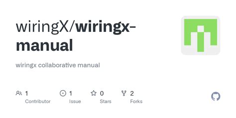 GitHub - wiringX/wiringx-manual: wiringx collaborative manual