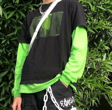 𝚋𝚎𝚝𝚛𝚊𝚢𝚘𝚘𝚗𝚐𝚒 | Neon outfits, Neon green outfits, Black outfit men