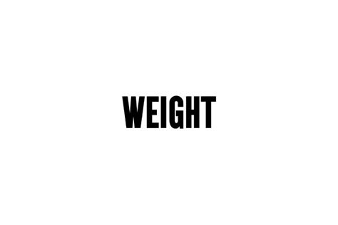 Weight Font - Free Font Download