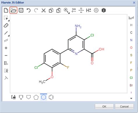 How to search for a chemical molecule by drawing its chemical structure ...