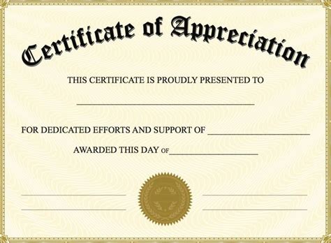 Editable Certificate Of Appreciation Template | Editable With Free Certif… | Certificate of ...