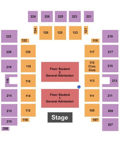 Wicomico Civic Center Tickets and Wicomico Civic Center Seating Chart ...