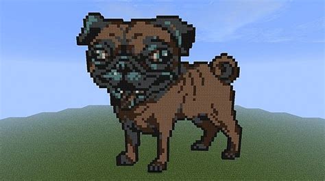 My dog (pixel art) Minecraft Map