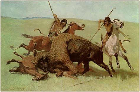 Native American Bison | the buffalo hunt from native americans there s an old story perhaps ...