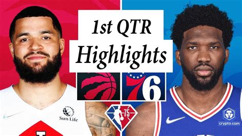 Philadelphia 76ers vs. Toronto Raptors Full Highlights 1st QTR | 2021 ...