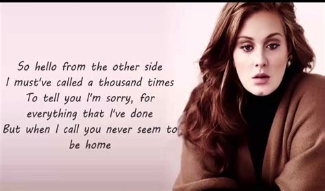 Adele - Hello Song Lyrics HD - YouTube