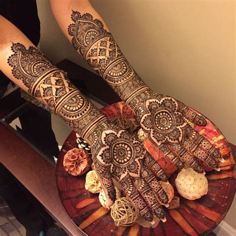 Creative Full Hand Bridal Mehndi Designs - Full Hand Bridal Mehndi Designs - Bridal Mehndi - Crayon