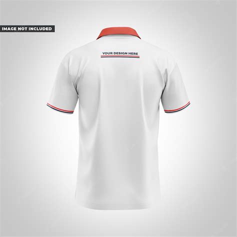 Premium PSD | Polo T-Shirt Mockup - Back View