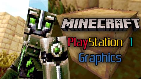 PlayStation 1 Graphics in Minecraft (Minecraft PSX Shader Pack) - YouTube