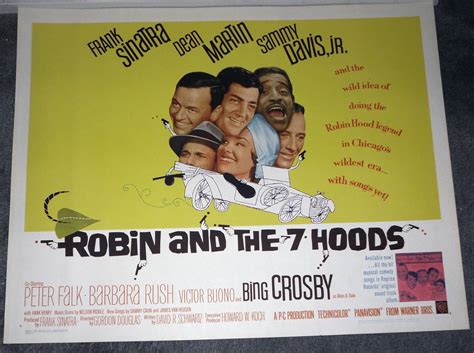 ROBIN AND THE 7 HOODS original 1964 ROLLED 22x28 movie poster FRANK SINATRA/DEAN MARTIN/SAMMY ...