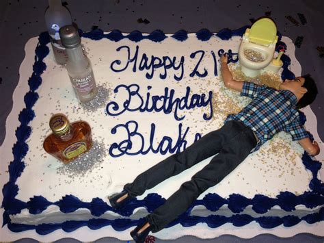 funny 21st birthday cakes for guys - Kimberlee Blanchard