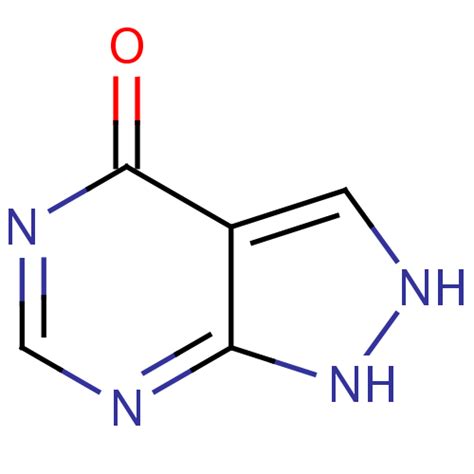 Allopurinol ~ Structure of