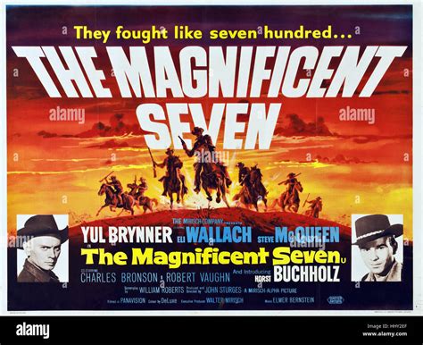 The magnificent seven poster 1960 hi-res stock photography and images - Alamy