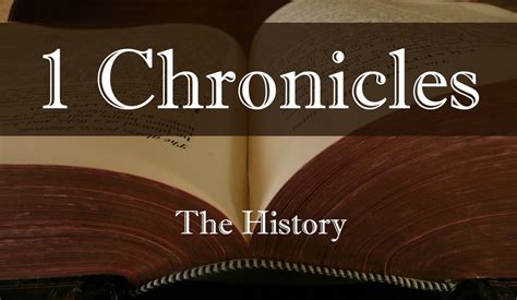 1 Chronicles 1 » The Warehouse » Bible Commentary by Chapter