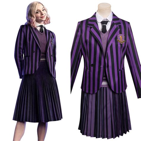 Wednesday - Enid Cosplay Costume Outfits School Uniform Outfits Hallow ...