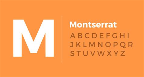 Montserrat font pairing options to use for a modern design