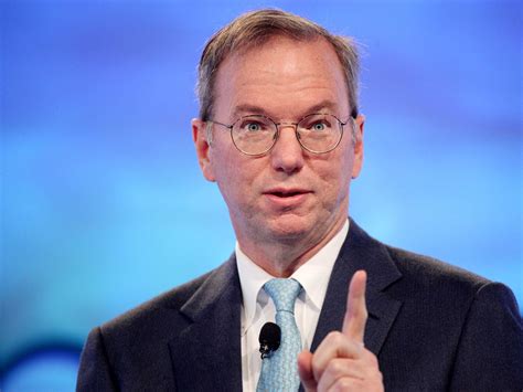 Google chairman Eric Schmidt says artificial intelligence platforms can ...