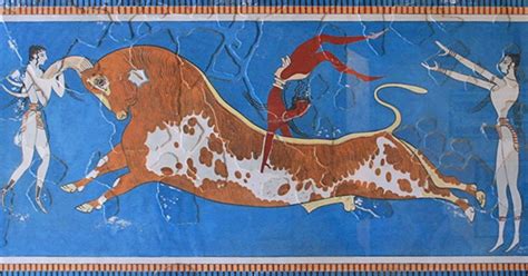 Taking the Bull by the Horns: The Perilous Minoan Practice of Bull-Leaping | Ancient Origins