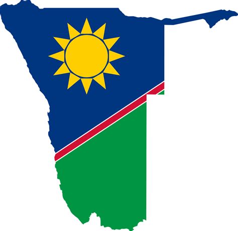 Namibia Flag Map - Free vector graphic on Pixabay