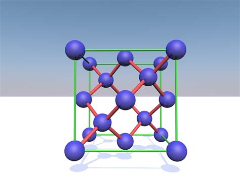 Silicon Crystal Lattice 3D Model - TurboSquid 1183566