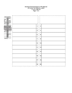 Pdf Printable Circuit Breaker Directory Template It is possible to use ...