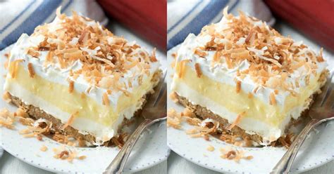 😍 Coconut Cream Lush Recipe in 2020 | Desserts, Best coconut cream pie, Dessert recipes