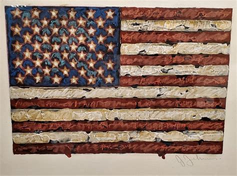 Flag by Jasper Johns - Rockwell Antiques Dallas