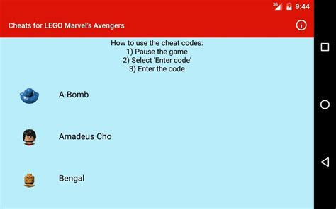 Cheat Codes For Lego Marvel Avengers