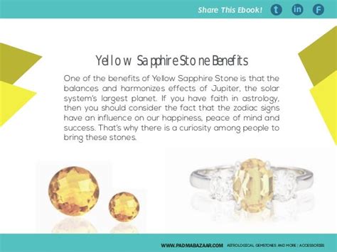 Top 9 benefits of yellow sapphire stone