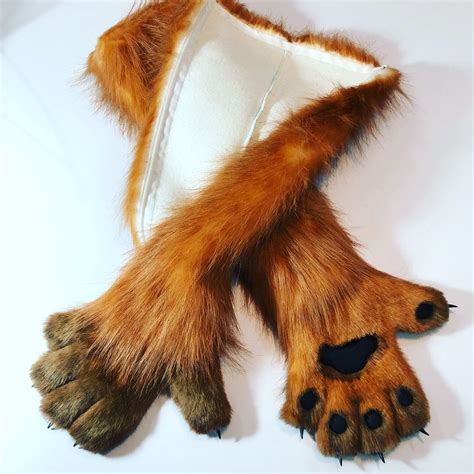 Fox handpaws | Fursuit paws, Fursuit, Fursuit tutorial