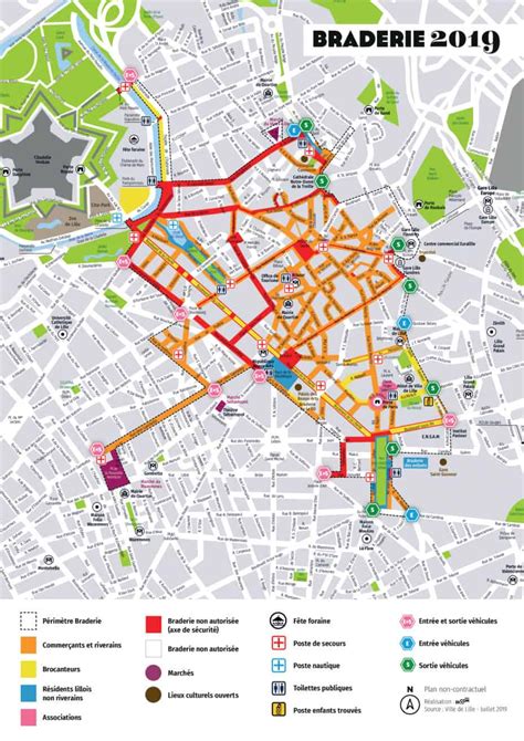 Plan Braderie de Lille 2019 Map | France travel, France, Map screenshot