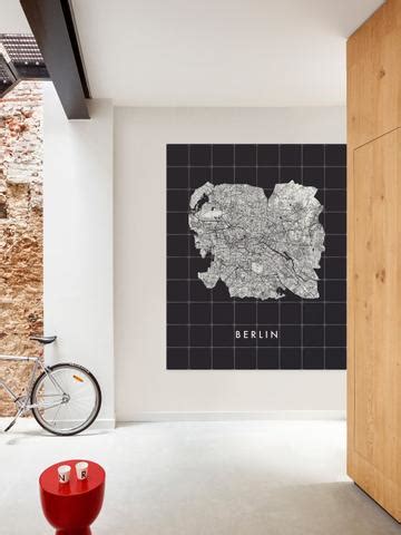 Berlin City Map black, by Art in Maps - IXXI